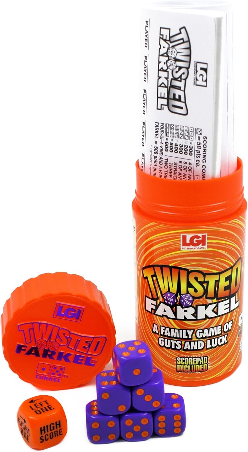 Legendary Twisted Farkel Dice Game for Adults & Families - The Classic Dice Game with a Wild Twist