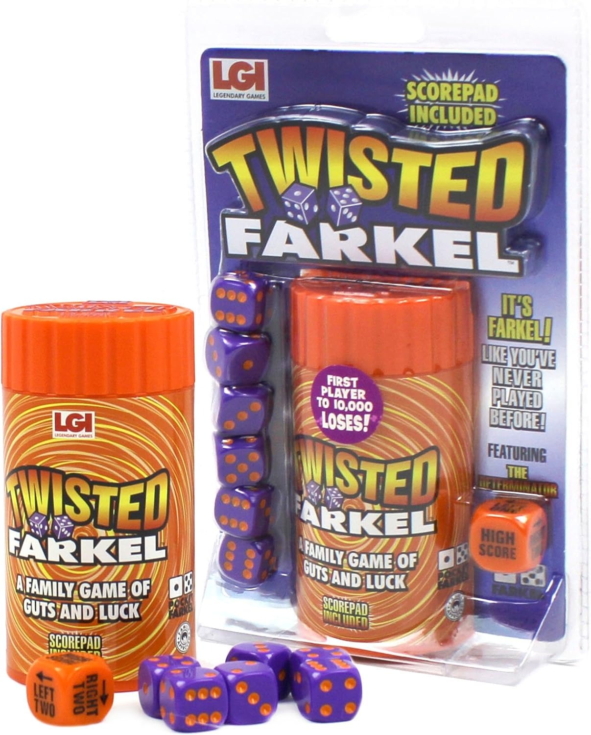 Legendary Twisted Farkel Dice Game for Adults & Families - The Classic Dice Game with a Wild Twist