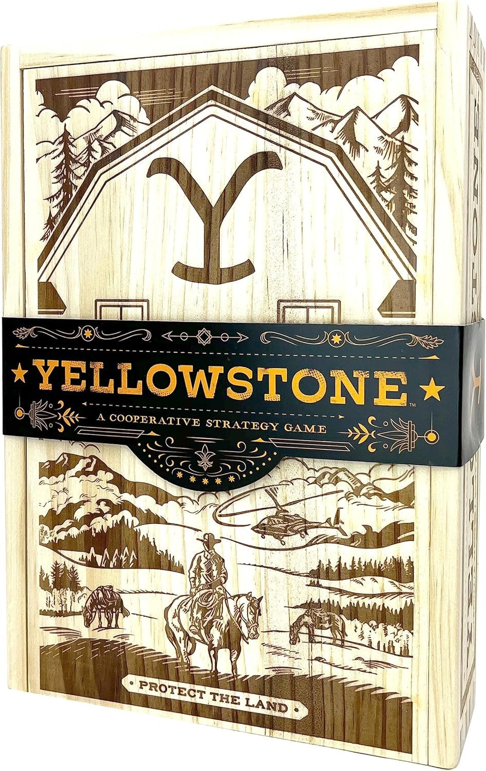 Buffalo Games - Yellowstone – Family Board Game Inspired by The Hit Yellowstone TV Series