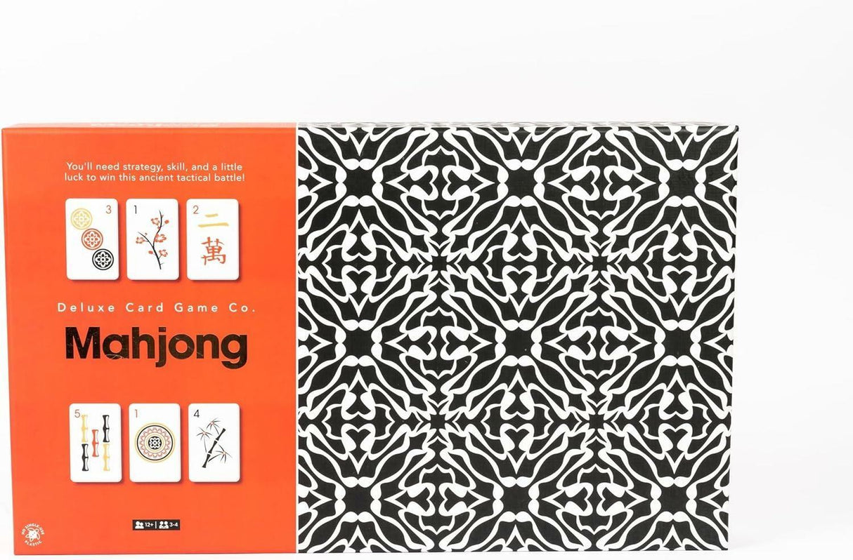 MAHJONG Deluxe Card Game Co Chinese Strategy 144 Card Tiles