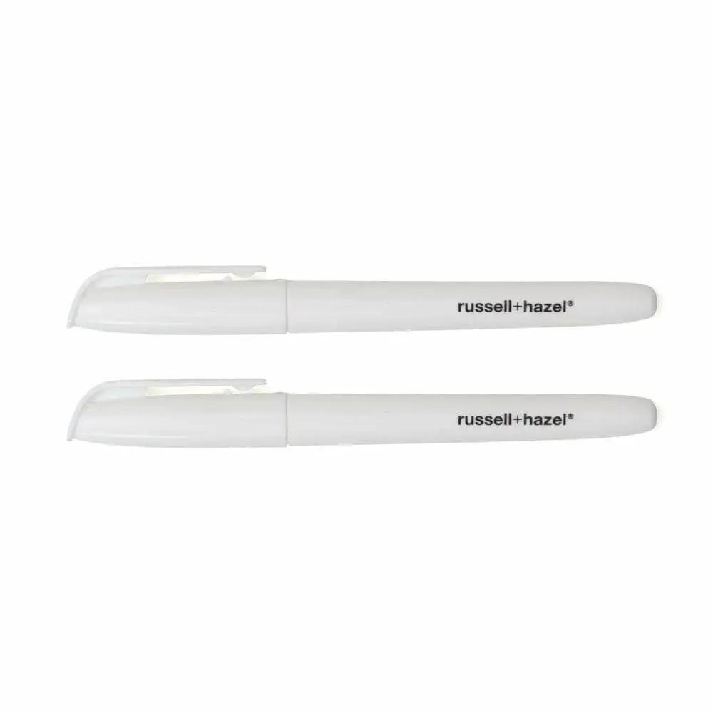 Russell+Hazel White Wet Erase Markers, 5.5” Long, 2 Count (38336)