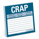 Knock Knock Funny Sticky Notes - Crap.