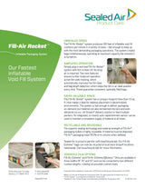 Sealed-Air Rocket Inflatable Air Pillow Void-Fill System (New)