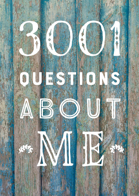 3,001 Questions About Me - Second Edition (Volume 40) (Creative Keepsakes, 40) by Editors of Chartwell Books