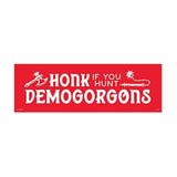 Stranger Things Bumper Magnet "Honk If You Hunt Demogorgons"