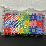 54 count puzzle connectors number and shape Lot Of 5