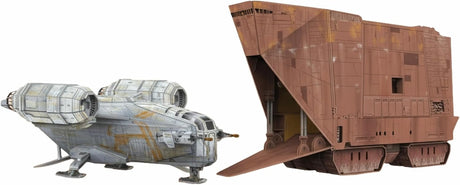 Star Wars The Mandalorian Paper Model Kit Razor Crest & Sandcrawler Set