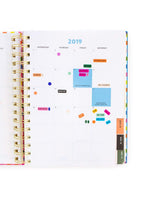 Ban.do Big Plans Sticker Roll with Box Dispenser, Colorful Planner Stickers, Rainbow Colors (Issue 1)