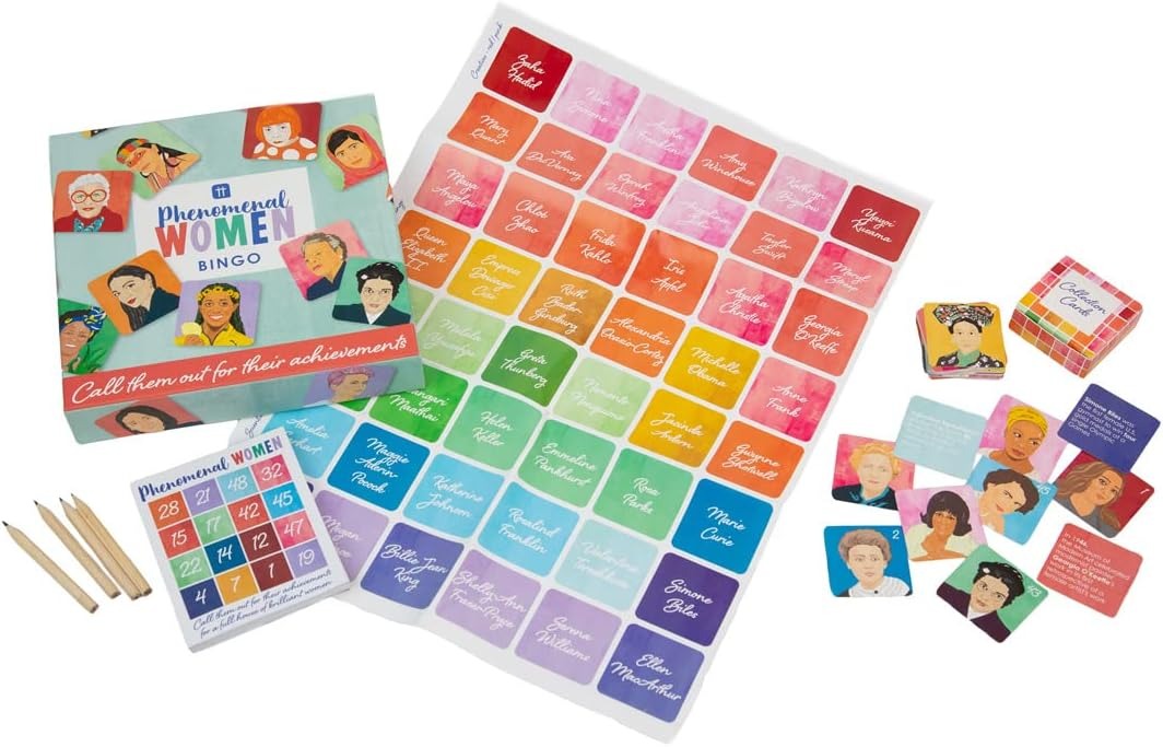 Talking Tables Phenomenal Women Bingo Game