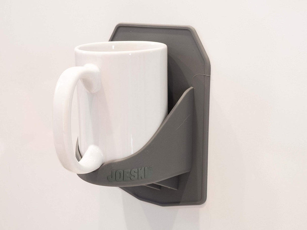 30 Watt JOESKI | Portable Shower Coffee Cup Holder | All Hot Beverages | Patented Silicone Grips Any Shiny Bath Surface 