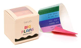 Ban.do Big Plans Sticker Roll with Box Dispenser, Colorful Planner Stickers, Rainbow Colors (Issue 1)