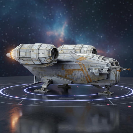 Star Wars The Mandalorian Paper Model Kit Razor Crest & Sandcrawler Set