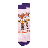 Culture Fly Inside Out Mug, Socks, and Keychain Gift Set Bundle, 3 Piece Collection