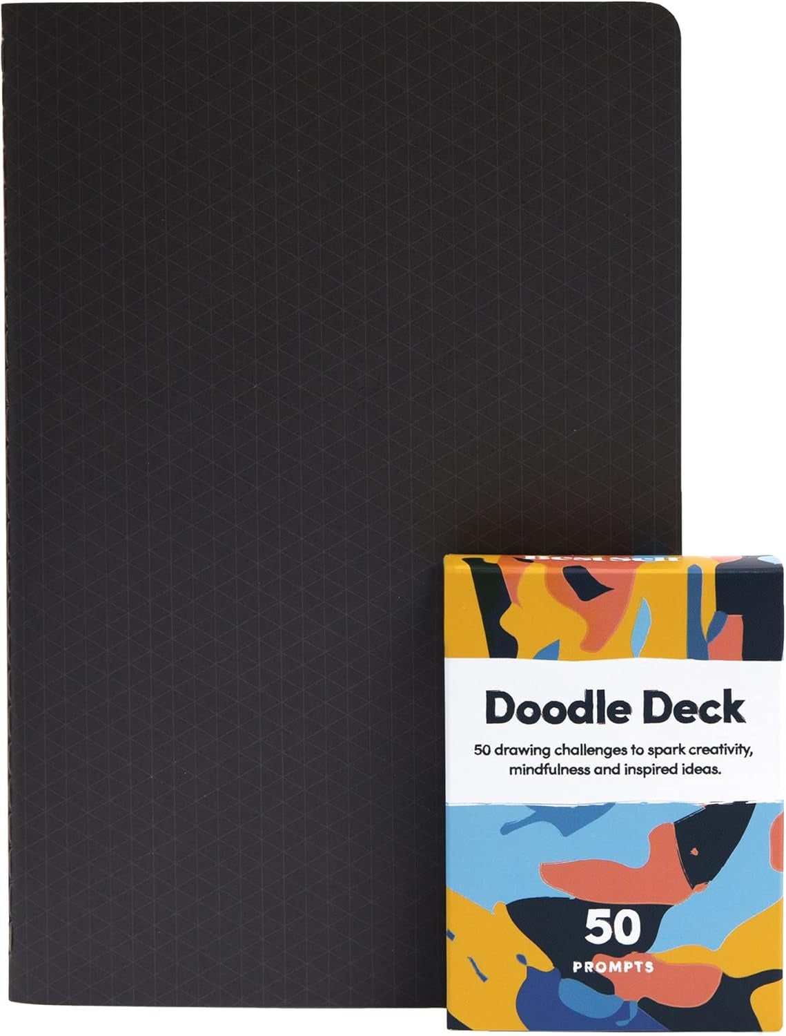 BestSelf Doodle Bundle - Art Therapy Exercises and Sketch Pad for Creativity with 50 Prompts