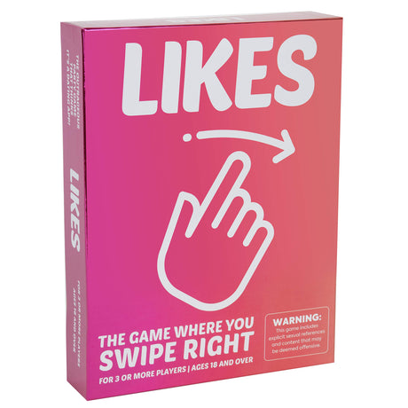 Likes Card Game - The Game Where You Swipe Right