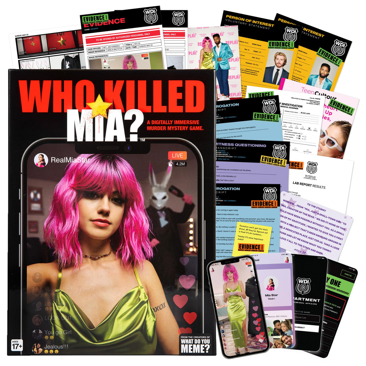 Who Killed Mia? Murder Mystery Game