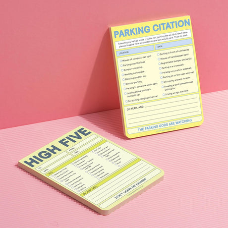 Knock Knock Parking Citation Nifty Note Pad: Fake Parking Ticket Pad