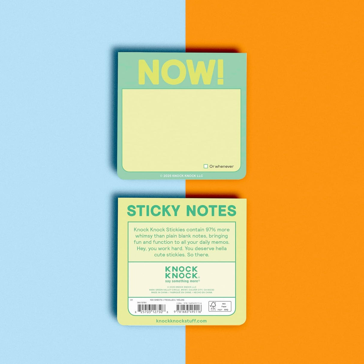 Knock Knock Now! Cute Sticky Notes
