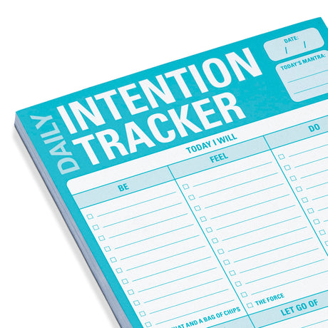 Knock Knock Daily Intention Tracker Pad: Today I Will Daily Intention Pad, 6 x 9-Inches