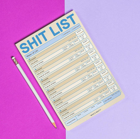 Knock Knock Sh*t List Checklist Pad