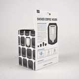 30 Watt JOESKI | Portable Shower Coffee Cup Holder | All Hot Beverages | Patented Silicone Grips Any Shiny Bath Surface 