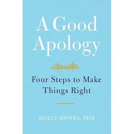 A Good Apology: Four Steps to Make Things Right.