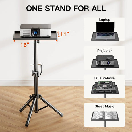 AMADA Projector Stand, Laptop Stand with Adjustable Height 22 to 36 inch