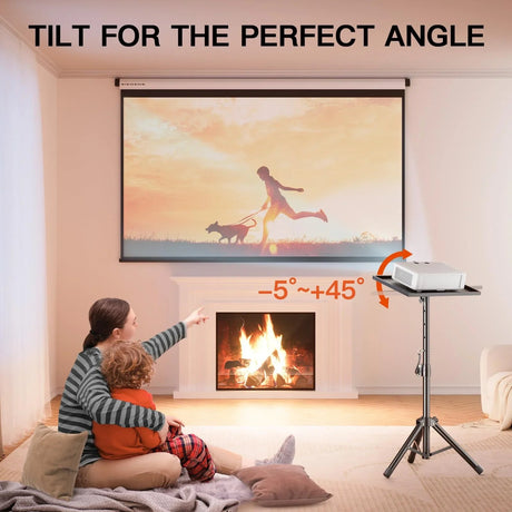 AMADA Projector Stand, Laptop Stand with Adjustable Height 22 to 36 inch