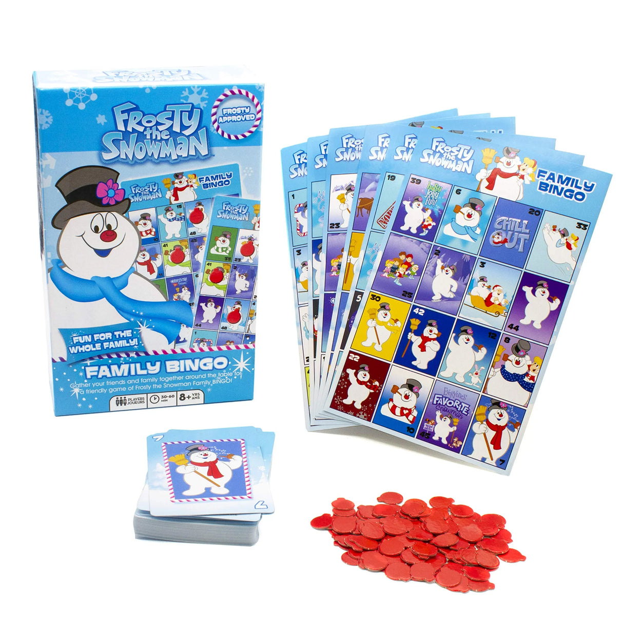 AQUARIUS - Frosty the Snowman Family Bingo Game.