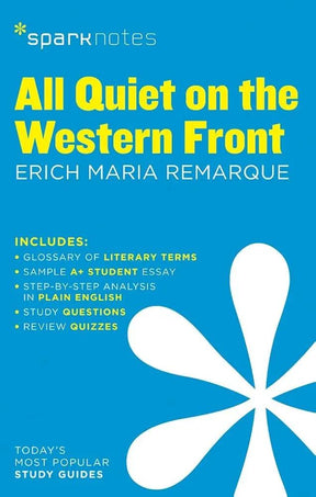 All Quiet on the Western Front SparkNotes Literature Guide (SparkNotes Literature Guide Series, 15) by SparkNotes, Erich Maria Remarque