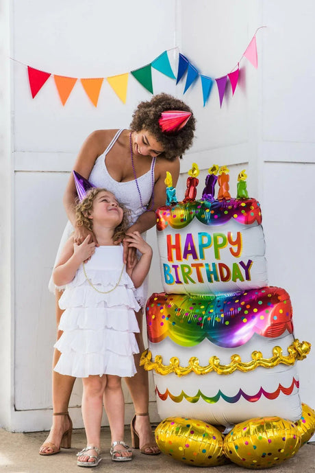 Anagram Birthday Cake Airloonz Foil Balloon - 53".