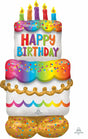 Anagram Birthday Cake Airloonz Foil Balloon - 53".