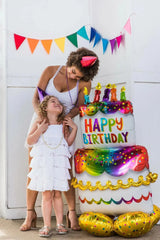 Anagram Birthday Cake Airloonz Foil Balloon - 53".