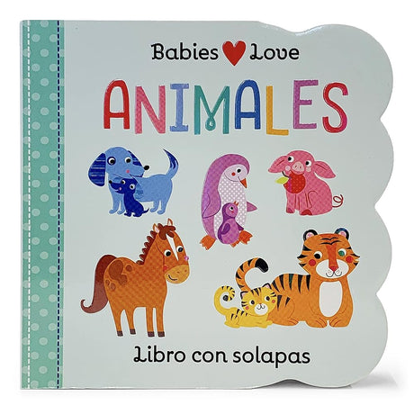 Animales, Libros Con Solapas (Animals Lift-a-Flap Board Book) en español.