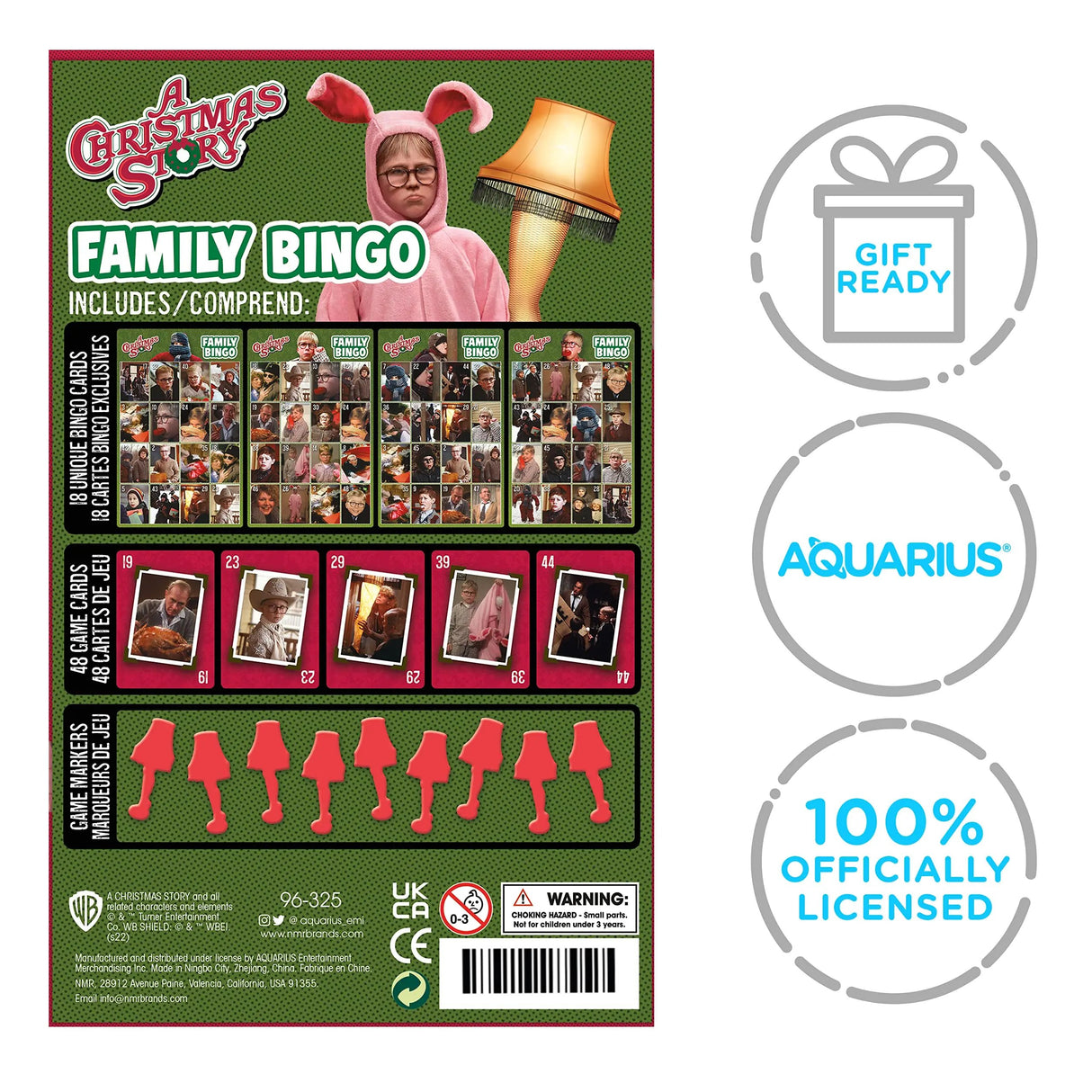 Aquarius - A Christmas Story Family Bingo Game