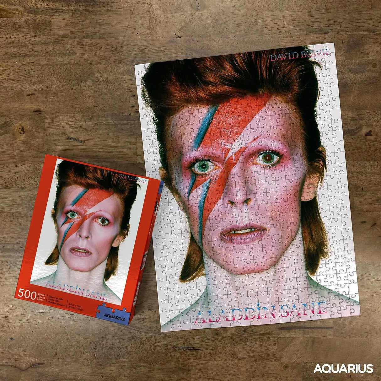 Aquarius David Bowie Aladdin Sane Puzzle (500 Piece Jigsaw Puzzle) - Glare Free - Precision Fit - Officially Licensed David Bowie Merchandise &