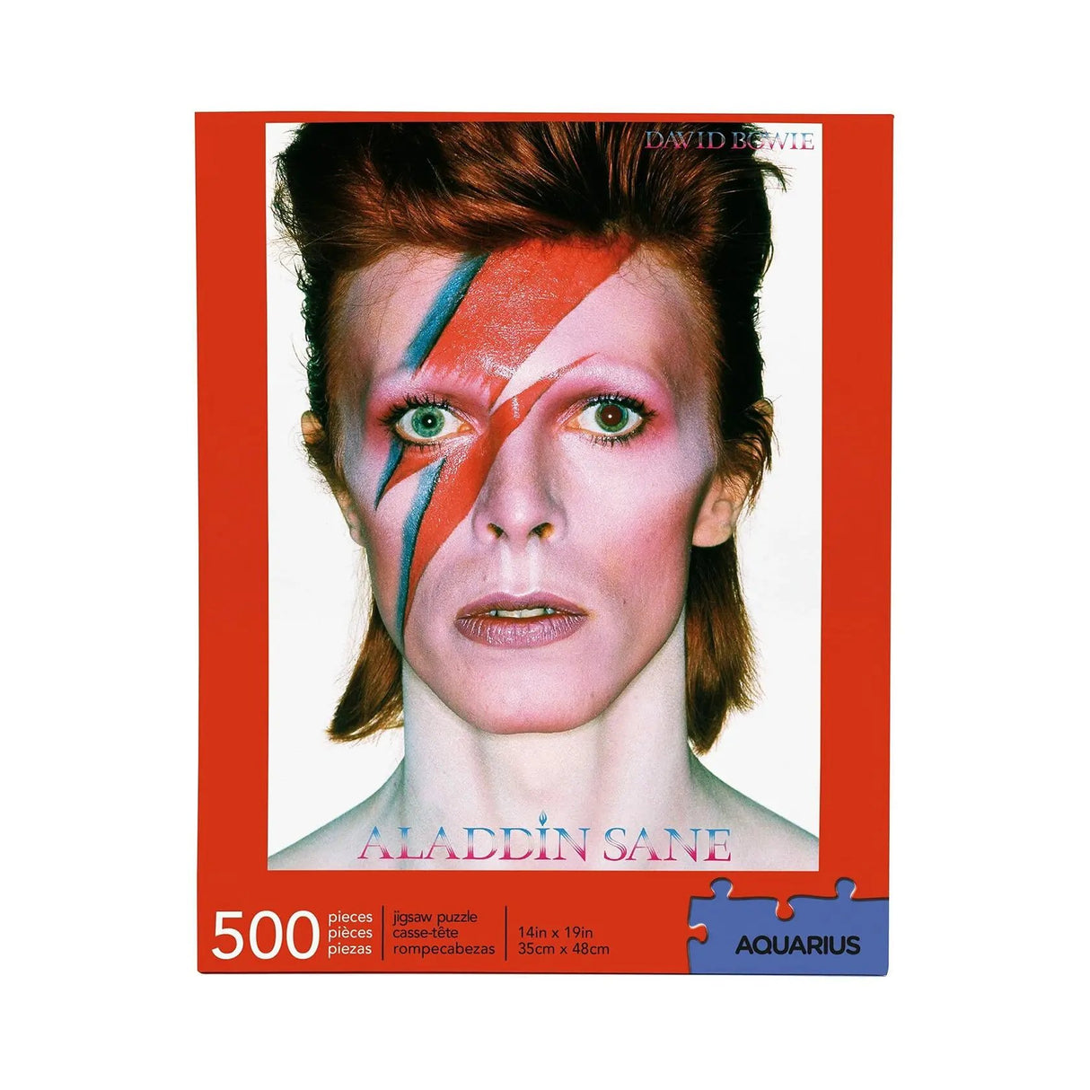 Aquarius David Bowie Aladdin Sane Puzzle (500 Piece Jigsaw Puzzle) - Glare Free - Precision Fit - Officially Licensed David Bowie Merchandise &