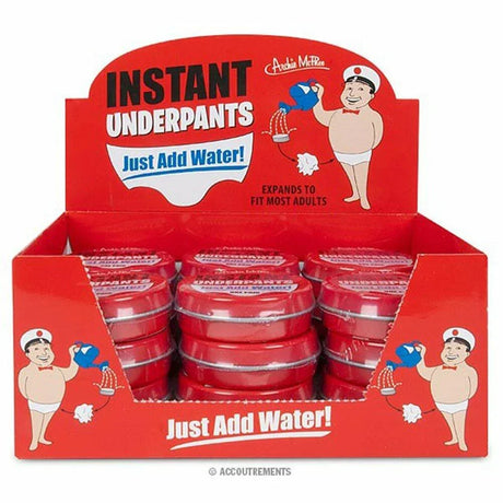 Archie Mcphee Instant underpants.