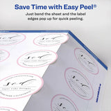 Avery Printable Round Labels - 2.5" Diameter, Glossy White, 90 Labels (22830).