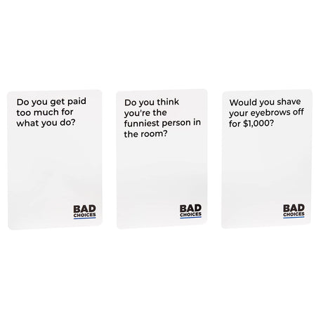 Bad Choices Party Game