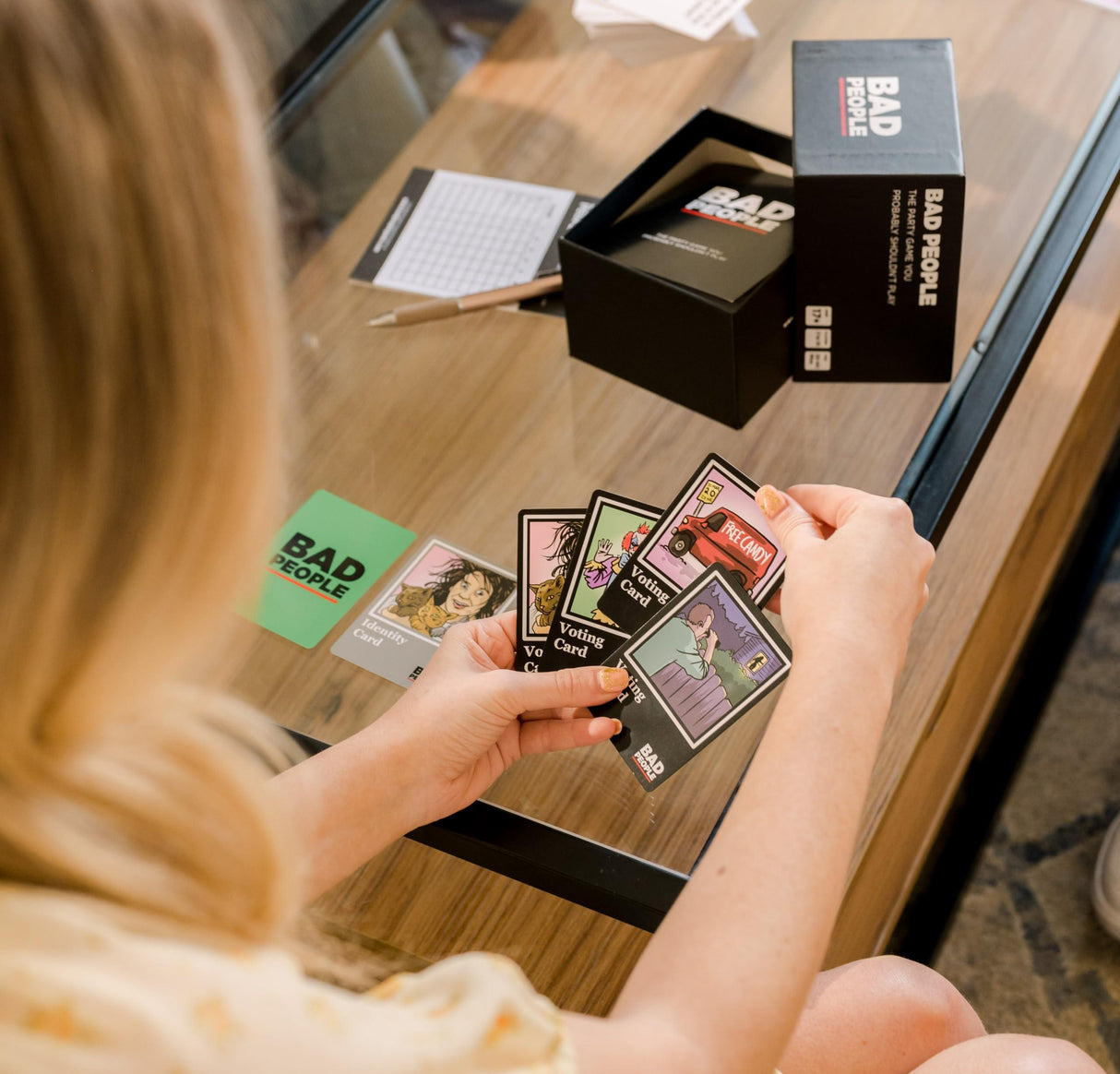 BAD PEOPLE Party Game - Hilarious Adult Card Game.