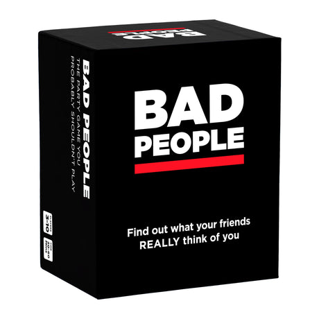 BAD PEOPLE Party Game - Hilarious Adult Card Game.