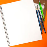 BAZIC Sketch Book 8.5" X 11", Spiral Side Bound Sketchbook Drawing Pad - 30 sheets