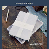 BEECHMORE BOOKS Budget Planner - Symphony Blue.