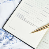 Beechmore Books Travel Planner - Vegan Leather - Black