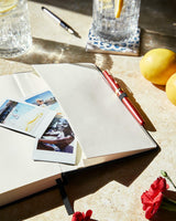 BEECHMORE BOOKS Travel Planner - Vegan Leather - Black.