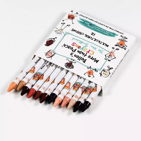 Bellen's More Than Peach Creativity Bundle with Colored Pencils & Crayons.