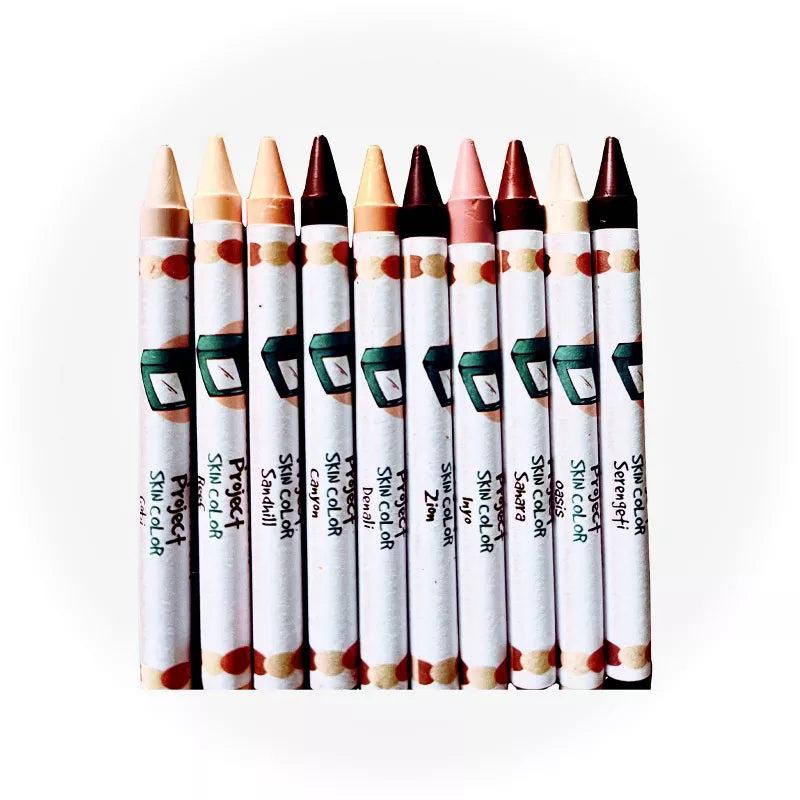 Bellen's More Than Peach Creativity Bundle with Colored Pencils & Crayons.