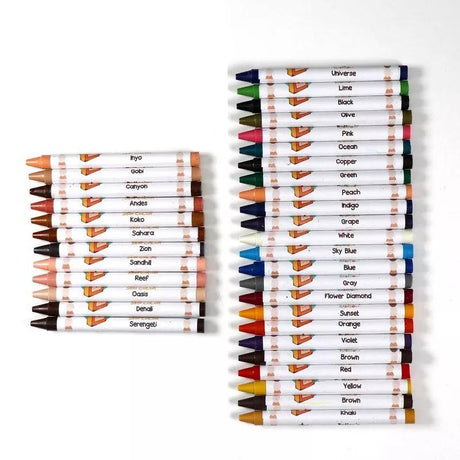 Bellen's More Than Peach Creativity Bundle with Colored Pencils & Crayons