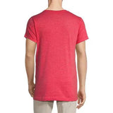 Best Dad Ever Mens Crew Neck Short Sleeve Regular Fit Graphic T-Shirt, Small , Red